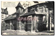 CPA Paris 5e arrt Eglise St Julien le Pauvre date du 7e siecle fut pillee et incendiee par les Norma