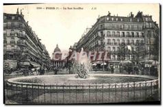 CPA Paris 5e la rue Soufflot 