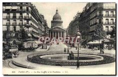 CPA Paris Ve la Rue Soufflot et le Pantheon 
