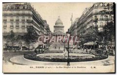 CPA Paris 5e arrt la rue Soufflot et le Pantheon 