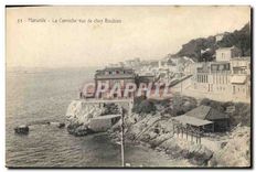 CPA Marseille la Corniche vue de chez Roubin 