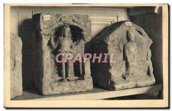 CPA Marseille Art et Charite Musee d'Archeologie Steles Pheniciennes monolithes VI siecle avant J C 