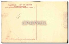 CPA Marseille Art et Charite Musee d'Archeologie Steles Pheniciennes monolithes VI siecle avant J C 