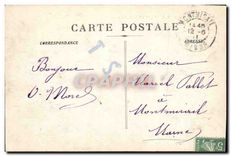 CPA Marseille la Jetee par un jour de Mistral 