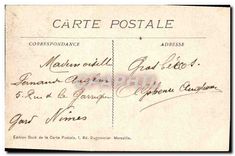 CPA Marseille la Jetee Effet de Vagues 