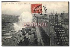 CPA Marseille la Jetee Effet de Vagues 