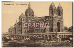 CPA Marseille la Cathedrale 