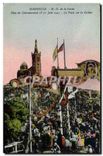 CPA Marseille N D de la Garde Fetes du Couronnement 18 21 Juin 1931 la Foule sur la Colline 