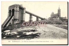CPA Marseille le Haut des Ascenseurs et Notre Dame de la Garde 