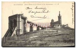 CPA Marseille Notre Dame de la Garde et les Ascenseurs 