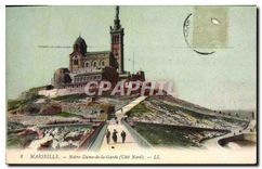 CPA Marseille Notre Dame de la Garde Cote Nord 