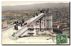CPA Marseille Panorama pris de N D de la Garde Cote Nord 