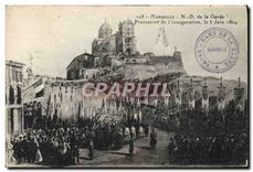 CPA Marseille N D de la Garde Procession de l'Inauguration le 5 juin 1864 