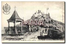 CPA Marseille N D de la Garde vers 1840 ancien reposoir de la Bonne Mere 