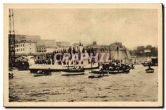 CPA Marseille N D de la Garde Fetes au Couronnement Le Cortege naval rentrant au Port 