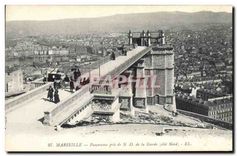 CPA Marseille Panorama pris de N D de la Garde Cote Nord 