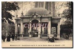 CPA Marseille Ascenseurs de N D de la Garde Gare de depart
