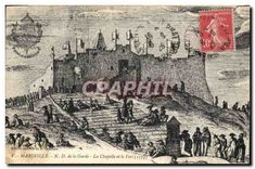 CPA Marseille N D de la Garde La Chapelle et le Fort 