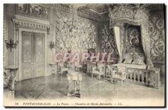 CPA Fontainebleau Le Palais Chambre de Marie Antoinette 