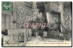 CPA Palais de Fontainebleau Chambre a coucher de Marie Antoinette 