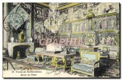 CPA Palais de Fontanebleau Salon du Pape 