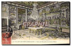 CPA Palais de Fontanebleau Salon de Reception des Reines Meres 