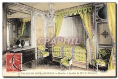 CPA Palais de Fontanebleau Chambre a Coucher de Mme de Maintenon 