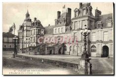 CPA Palais de Fontainebleau L'Escalier du Fer a Cheval 