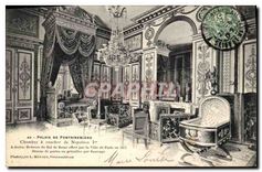 CPA Palais de Fontainebleau Chambre a coucher de Napoleon I 