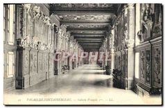 CPA Palais de Fontainebleau Galerie Francois I 