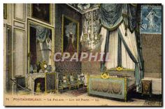 CPA Fontainebleau Le Palais Lit du Pape 