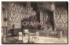 CPA Fontainebleau Le Palais Chambre a coucher de Marie Antoinette 
