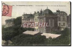 CPA St Germain en Laye Pavillon Henri IV et la Terrasse du Restaurant 