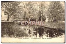 CPA Parc de Rambouillet Le Jardin Anglais Pont sur la Riviere 