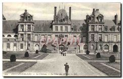 CPA Fontainebleau Le Chateau La Cour des Adieux 