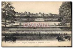 CPA Fontainebleau Le Tibre et perspective sur le Chateau 