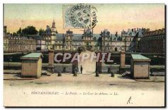 CPA Fontainebleau Le Palais La Cour des Adieux 