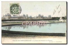 CPA Palais de Fontainebleau Le Bassin du Romulys et le Parterre 