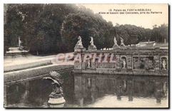 CPA Palais de Fontainebleau Allee et Bassin des Cascades pris du Parterre 