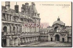 CPA Fontainebleau La Cour du Baptistere 