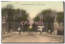 CPA Saint Germain en Laye Grille du Parc 