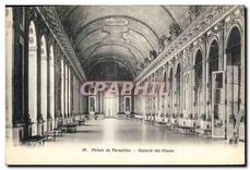 CPA Palais de Versailles Galerie des glaces 