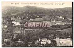 CPA Lyon panorama des Monts d'Or vue prise du Passage Gay 