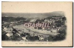 CPA Lyon Vue generale sur Vaise et le Mont d'Or 
