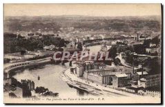CPA Lyon Vue generale sur Vaise et le Mont d'Or 