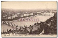 CPA Lyon Panorama sur le Rhone les Brolleaux et le Guillotiere 