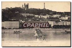 CPA Lyon Pont du Palais de Justice et Coteau de Fourviere 