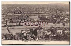 CPA Lyon Vue Panoramique prise de Fourviere 