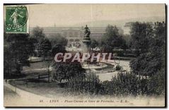 CPA Lyon La Place Carnot Gare de Perrache