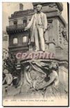 CPA Lyon La Statue de Carnot Sujet principal